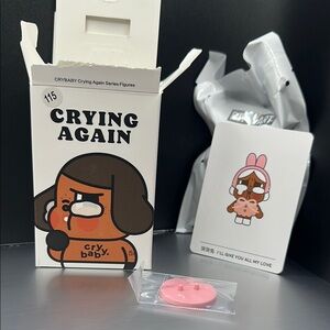 Authentic- crybaby- Crying Again Series Figure “I’ll give you all my love”